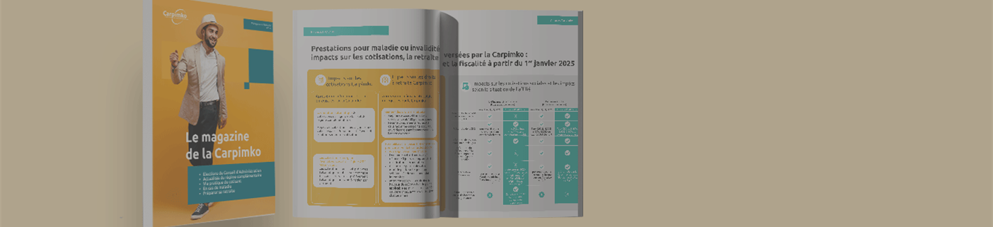 Prestations pour maladie ou invalidité versées par la Carpimko : impacts sur les cotisations, la retraite et la fiscalité depuis le 1er janvier 2025